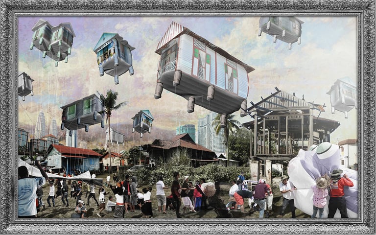 Sebelas Rumah: 11 Stories of Erasure [16" x 24"]