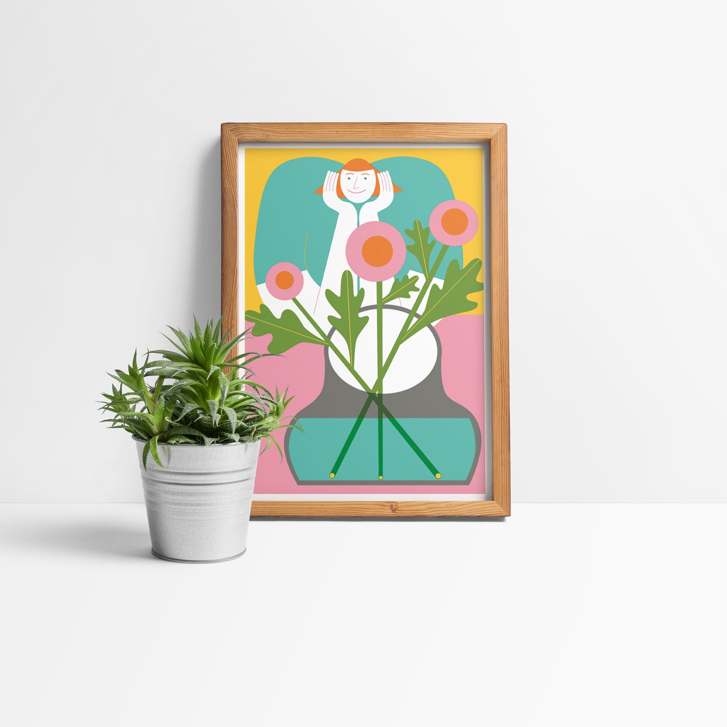 Image of Flowers + Smile – 12,2 x 17,6 cm
