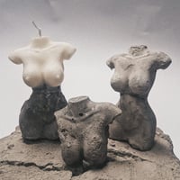 Image 4 of Concrete Bust Candle