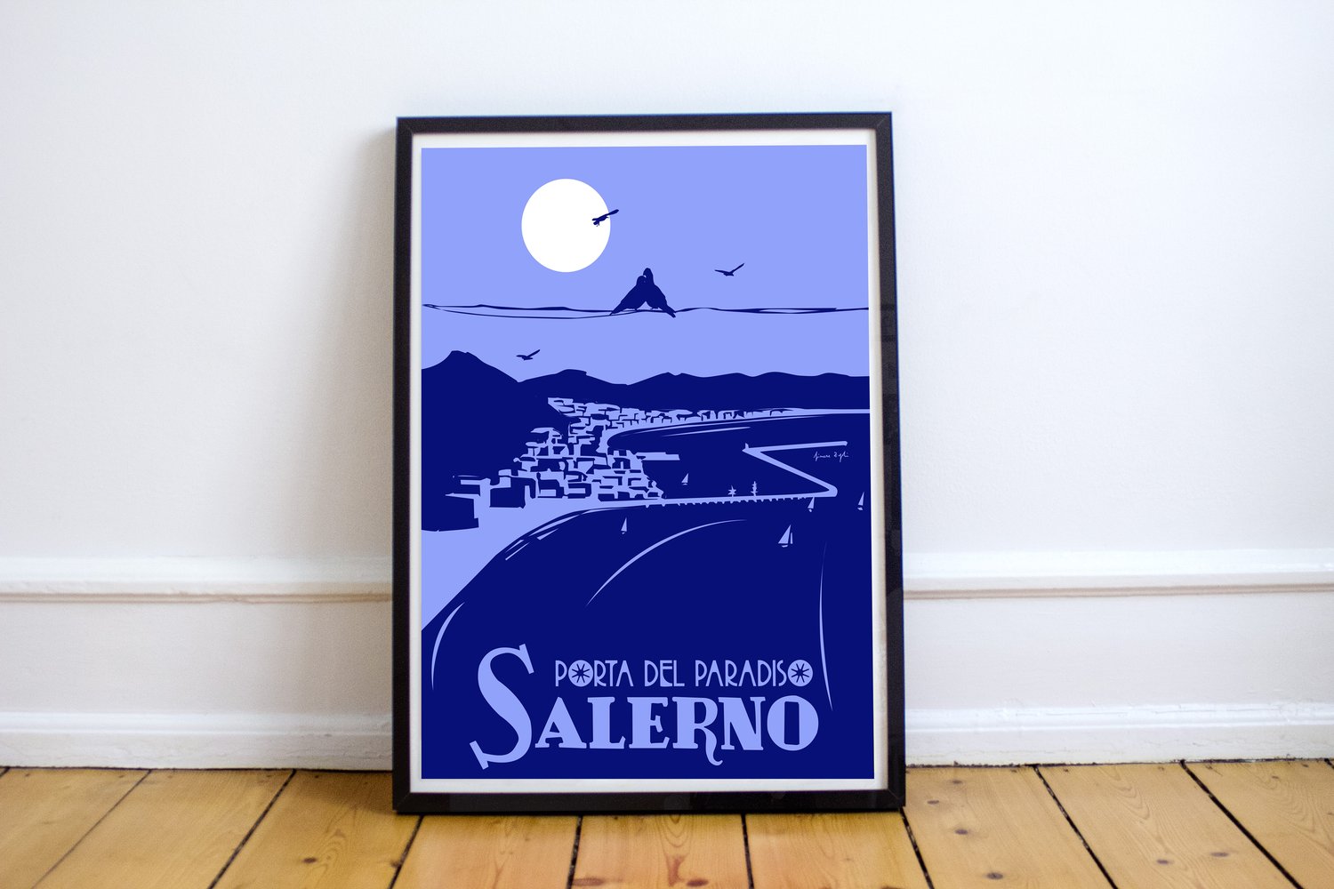 Salerno, Porta del Paradiso - veduta da monte San Liberatore