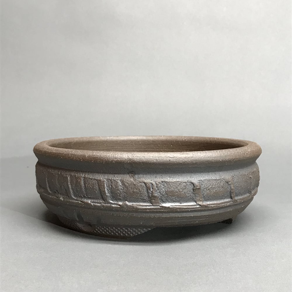 Image of 313 Banded Round Bonsai Pot
