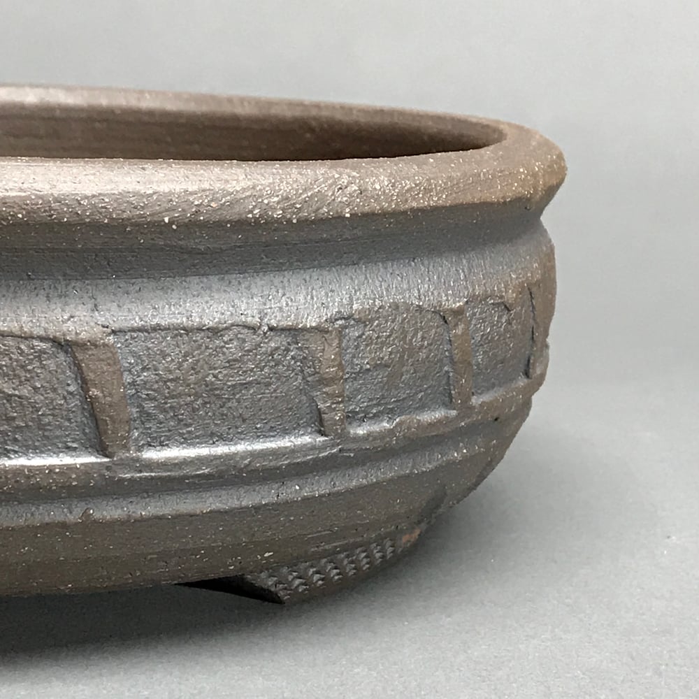 Image of 313 Banded Round Bonsai Pot