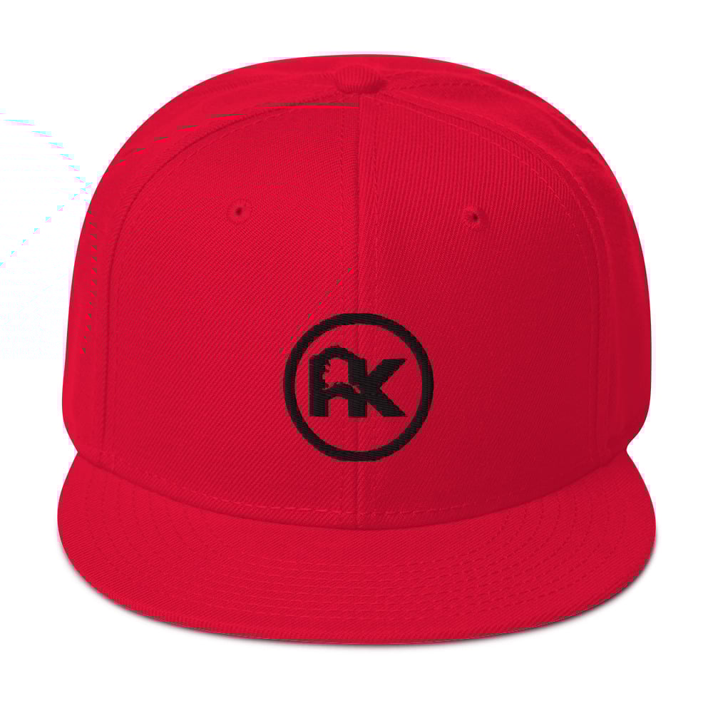Image of CJAK logo - Black on Red