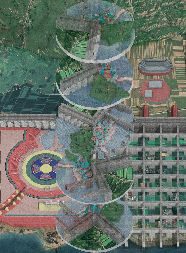 Welcome to Uyghur Wonderland   [16" x 24"]