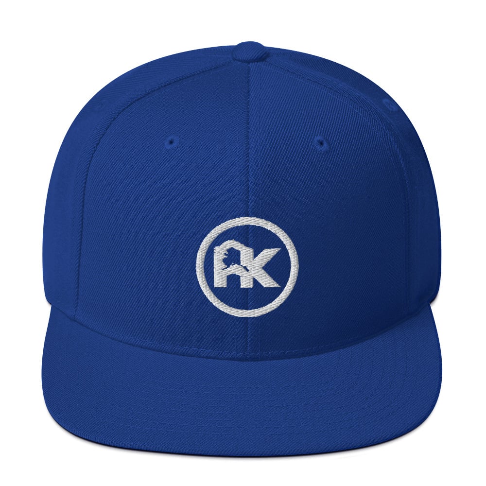 Image of CJAK logo - White on Royal Blue