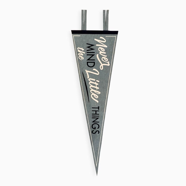 Little Things 9x27 Pennant