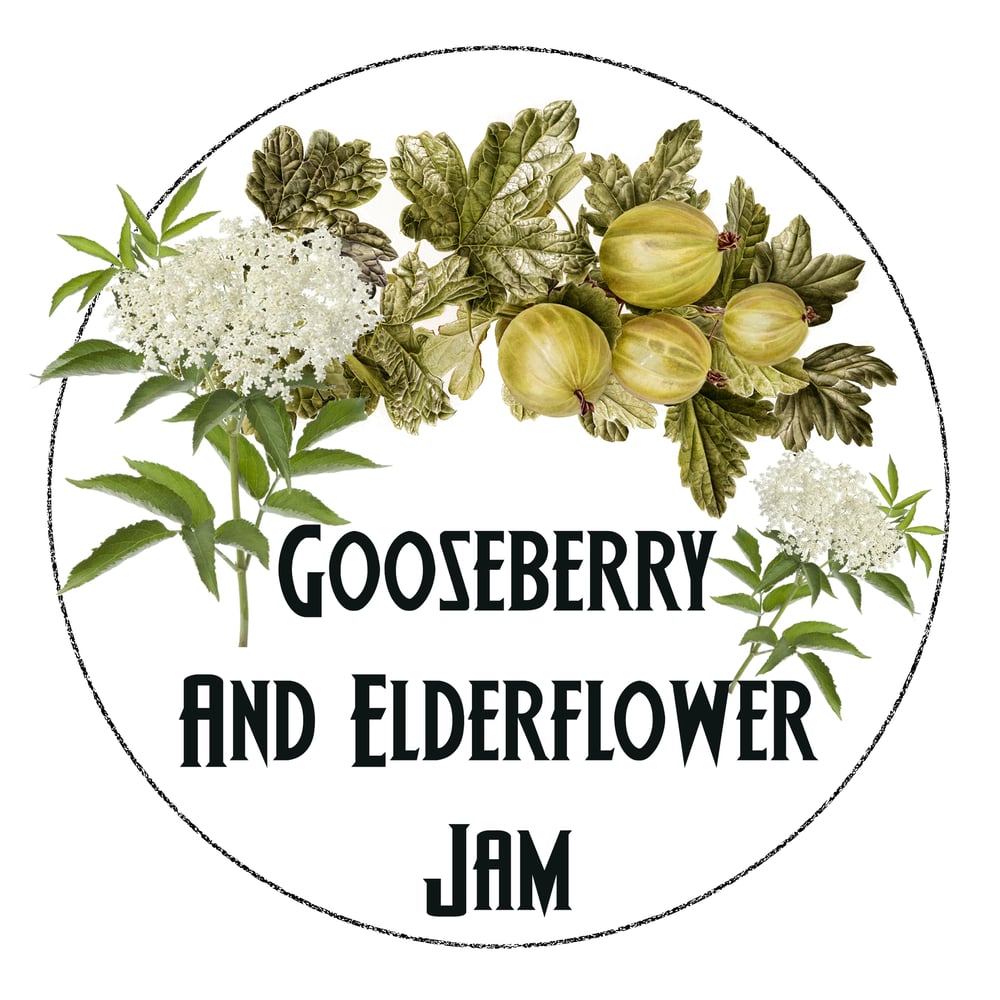 Image of Gooseberry and Elderflower Jam