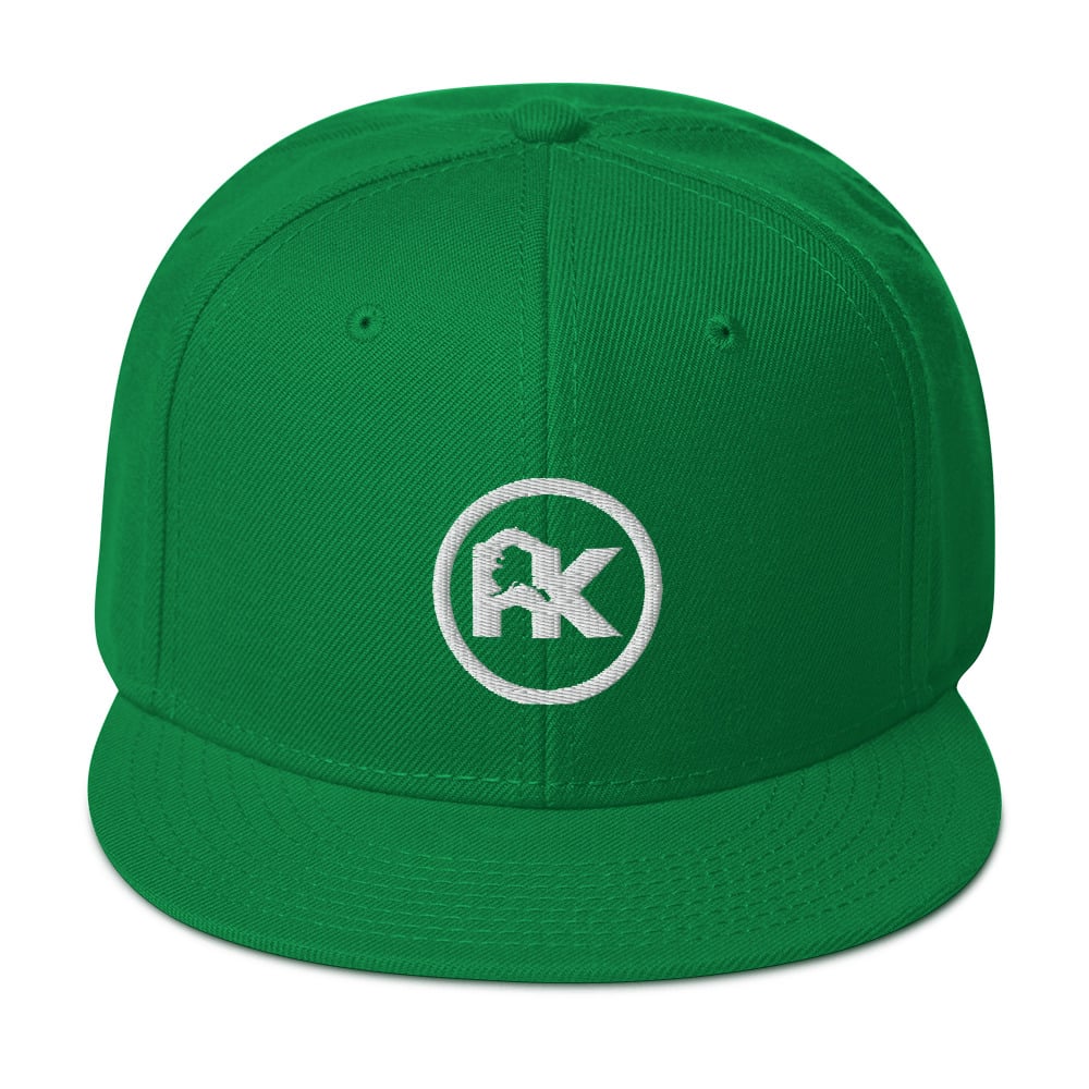 Image of CJAK logo - White on Green
