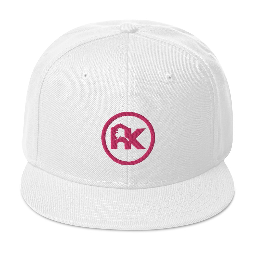 Image of CJAK logo - Pink on White