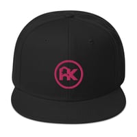 CJAK logo - Pink on Black