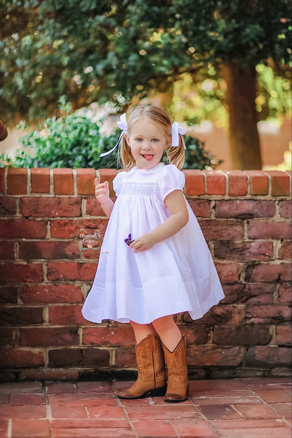 Image of The Avaley Hand Smocked Dress