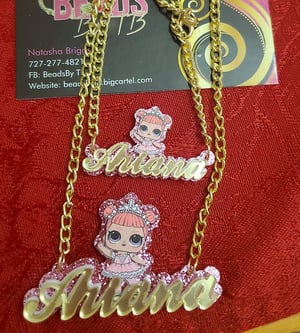 2Piece LOL Doll Nameplate Set