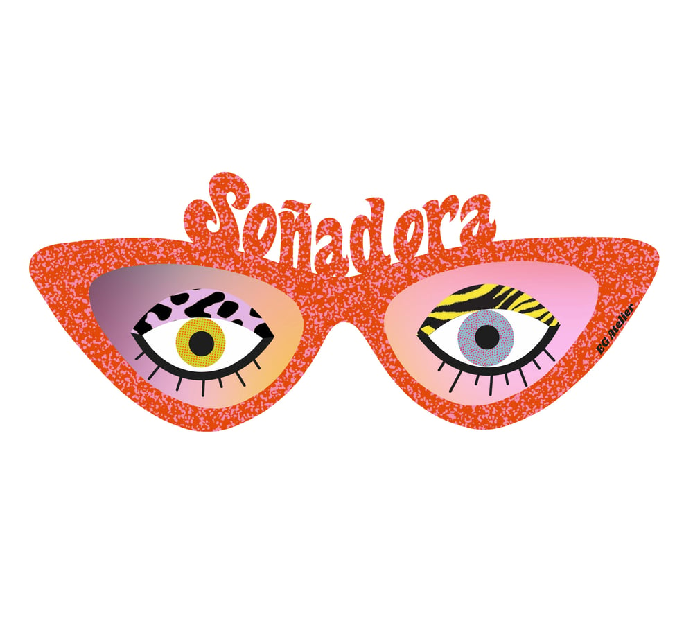 Image of Dreamer Vision Sunglasses Sticker
