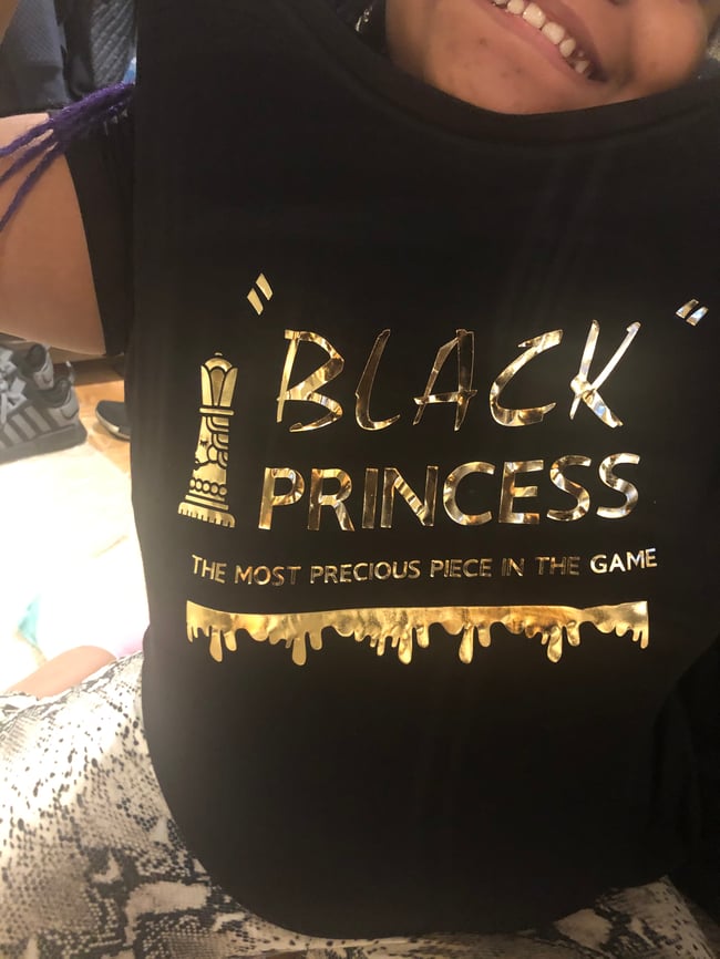 Black, king, prince,  princess and queen shirt