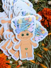 Flower Bundle Troll Sticker 3"