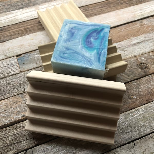 Image of Wood soap dish