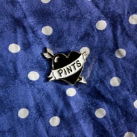 Image 2 of Lovely Pints Pin (Black)