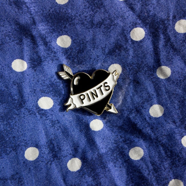 Lovely Pints Pin (Black)