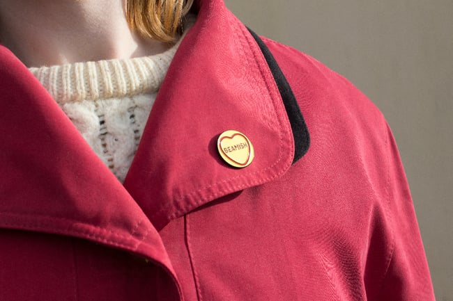 Beamish Love Heart Pin