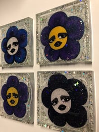Faces of Goth Flower Coaster Pack