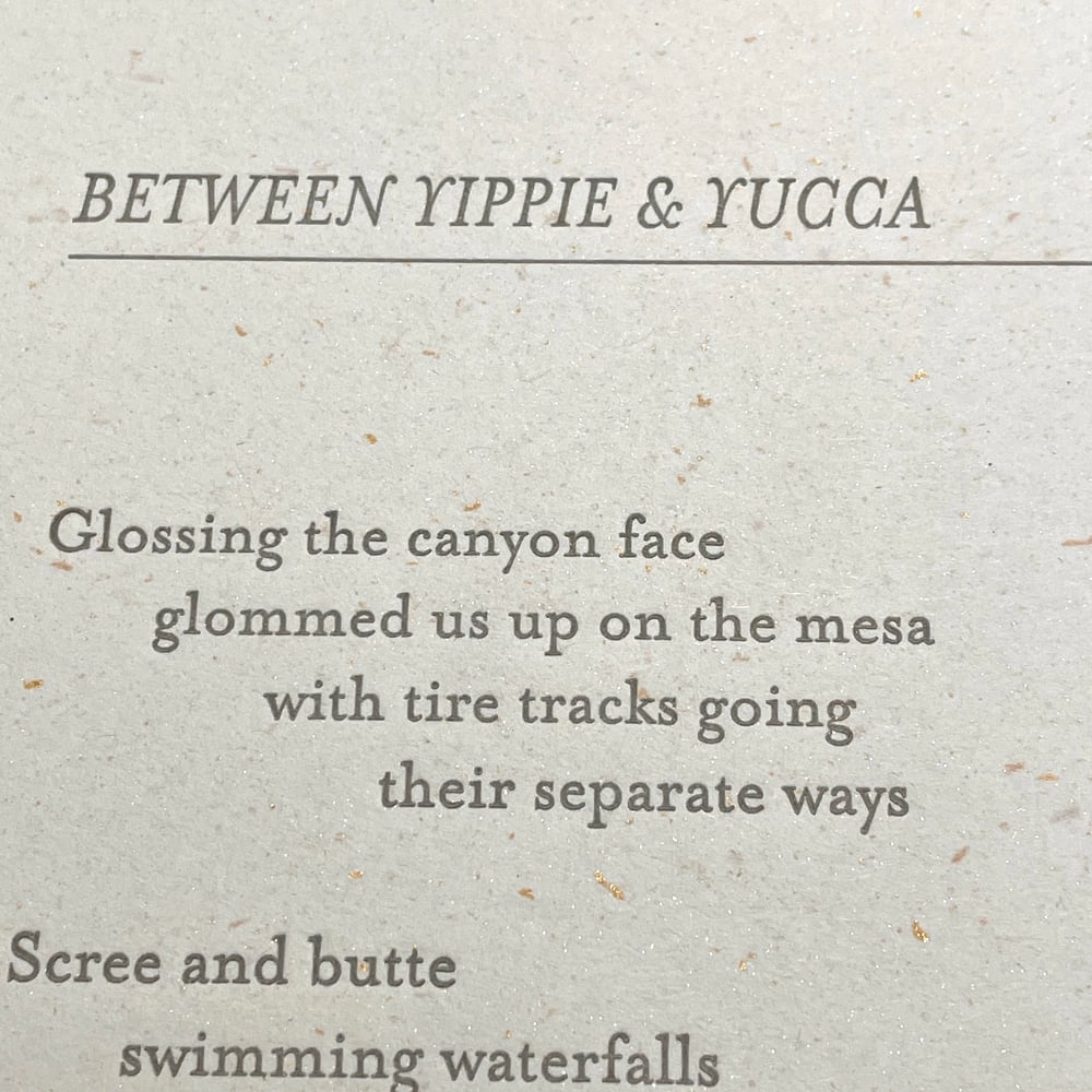 Between Yippee & Yucca