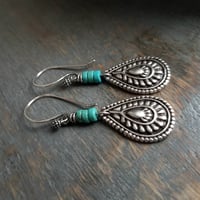 Image 1 of Southwestern Teardrop Earrings