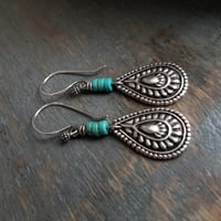 Image 4 of Southwestern Teardrop Earrings