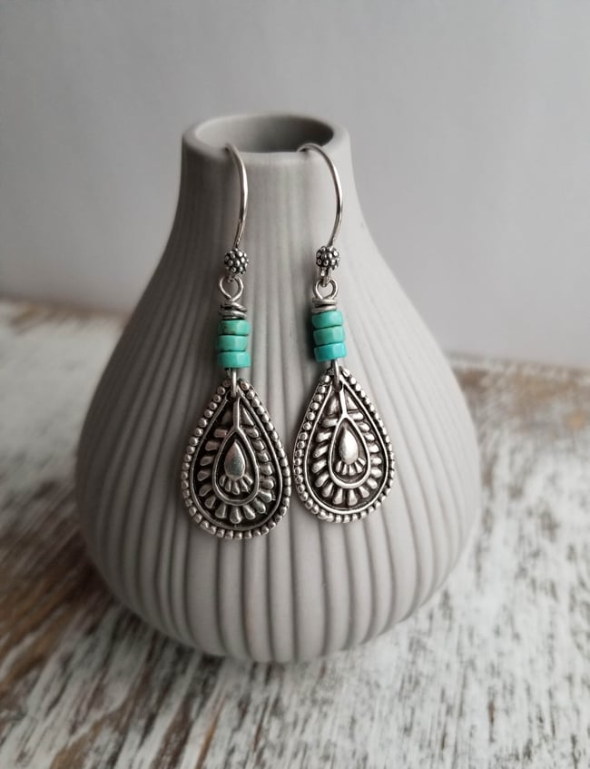Southwestern Teardrop Earrings