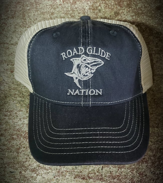 Road Glide Nation Vintage Trucker Cap