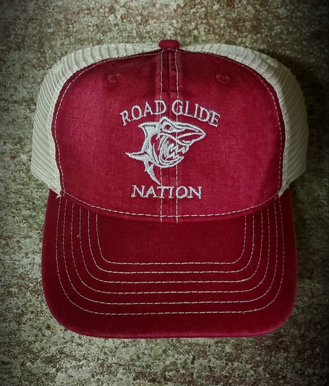 Road Glide Nation Vintage Trucker Cap