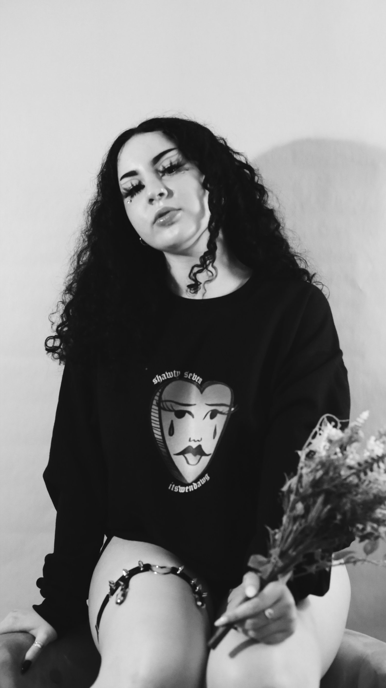 Image of "Bitches Broken Hearts" Crewneck