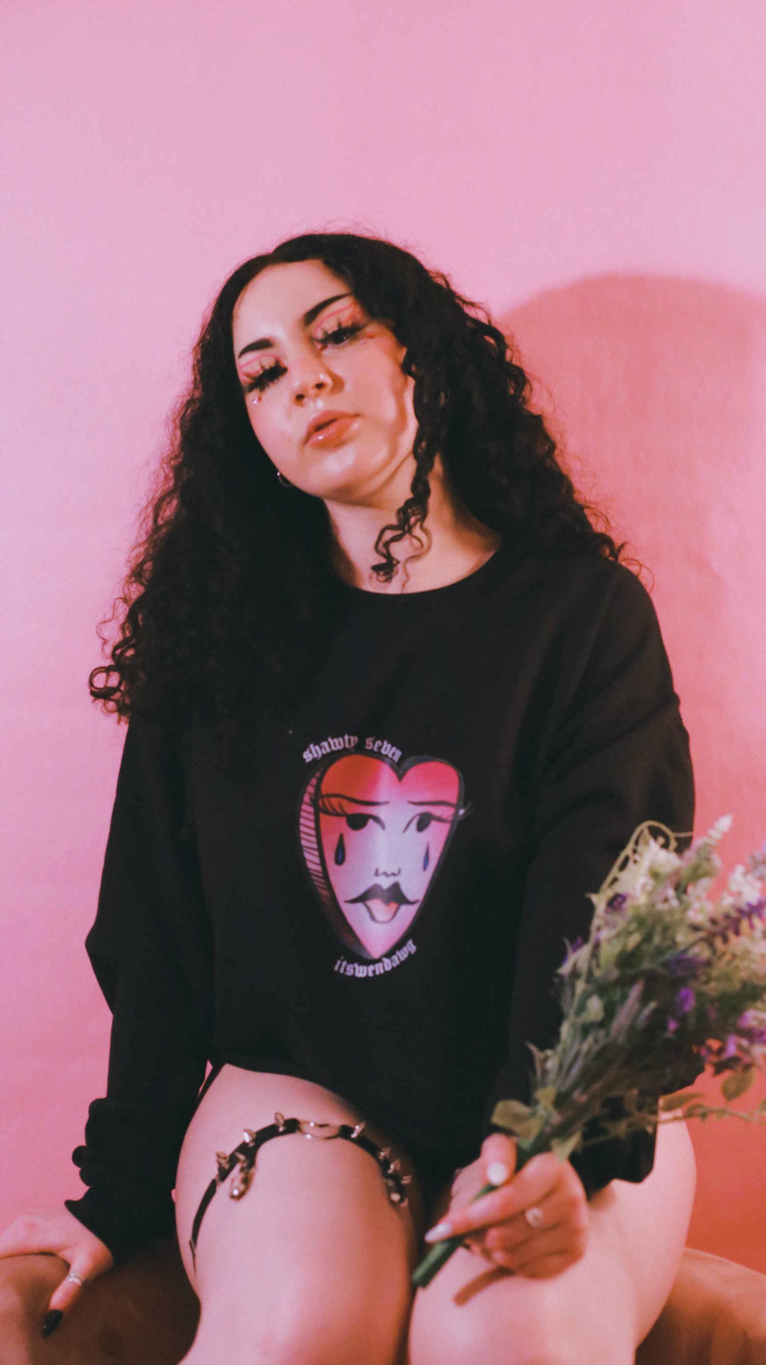 Image of "Bitches Broken Hearts" Crewneck