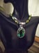 Image of BICOLOR YELLOW AND GREEN TOURMALINE PENDANT NECKLACE