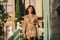 Image of Desert Sunset Robe/Cape with Handwoven Gold Belt