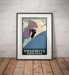 Yosemite Winter Sports | 1935 | Vintage Travel Poster