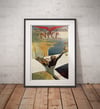 Meeting d'Aviation Nice | Charles-Léonce Brossé | 1910 | Wall Art Print | Vintage Poster