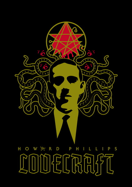 Image of H.P. Lovecraft: Maestro of the dark (Indian Sizes only, click to see linked size chart)