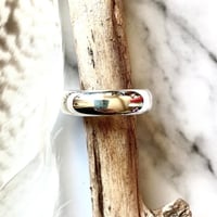 Image 1 of Handmade Sterling Silver Super Chunky Wedding Ring 925