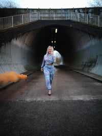 Image 1 of Tie Dye Crop Tracksuit