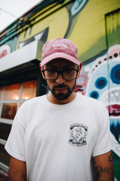 Image of Tombstone Nautical Red Dad Hat