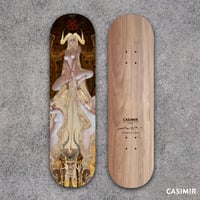 Image 2 of CASIMIR Limited Skateboard - TAROT The Devil  / Curious the Cat
