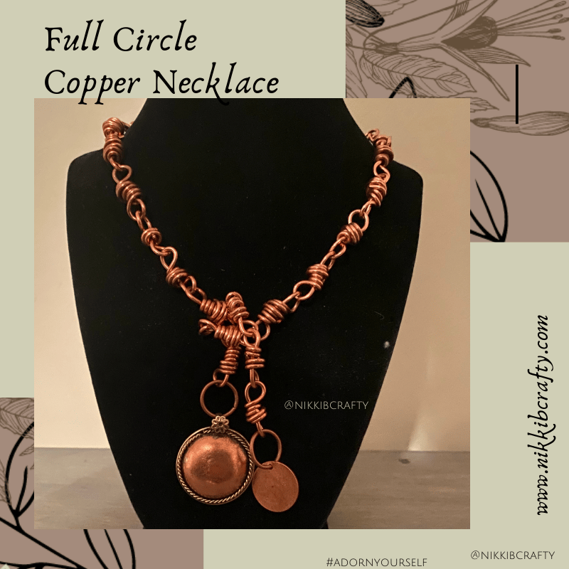 Image of Full Circle Copper Necklace 