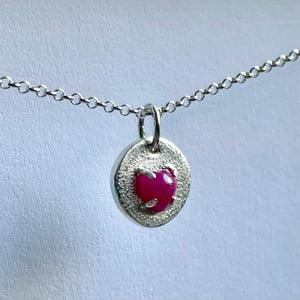 Image of Ruby Heart Necklace