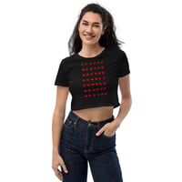 Image 1 of REDDOT I'M PUZZLING CROP TOP
