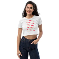 Image 3 of REDDOT I'M PUZZLING CROP TOP