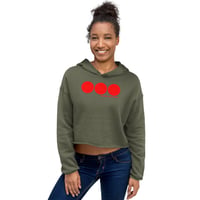 Image 3 of Crop Reddot Hoodie