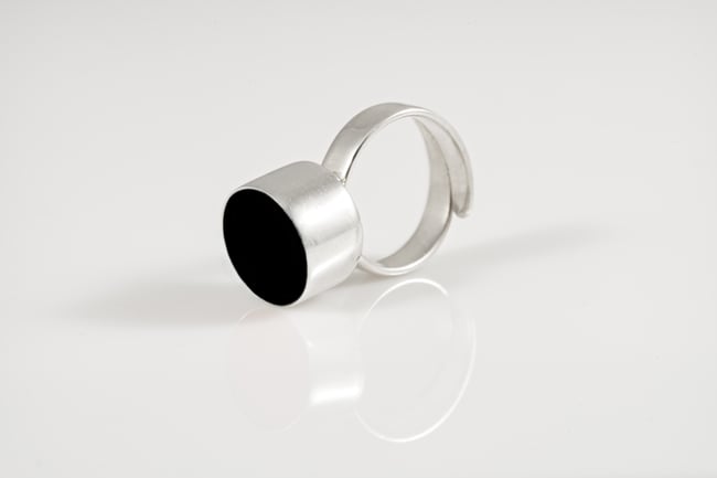Urban Pop Up Silver Ring - High