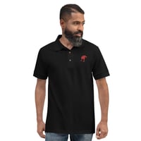 Image 1 of OSTRICH LEVEL Polo Shirt red