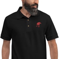 Image 2 of OSTRICH LEVEL Polo Shirt red