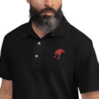 Image 3 of OSTRICH LEVEL Polo Shirt red